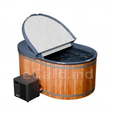 Купель для холодной водой из стекловолокна,Чиллер/190x130x100 Серый