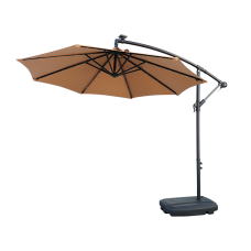 Umbrelă rotundă cu deviere laterală si iluminare NetSpa