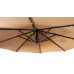 Umbrelă rotundă cu deviere laterală si iluminare NetSpa