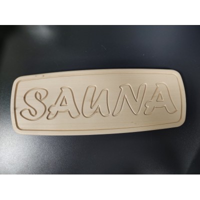 Tablita decorativa ,,SAUNA" 40x15cm