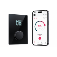Панель управления HUUM UKU GLASS WiFi (пульт управления и блок мощности) 