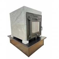 Печь чугунная SUMMIT 18-25m3 с облицовкой STEATOM